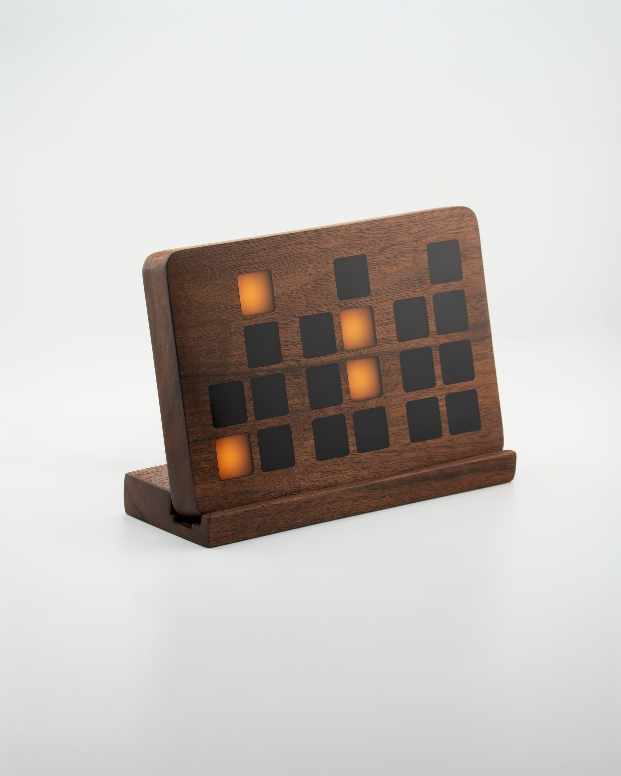 Binary Clock - Handcrafted Wooden Clock for Developers & Engineers
